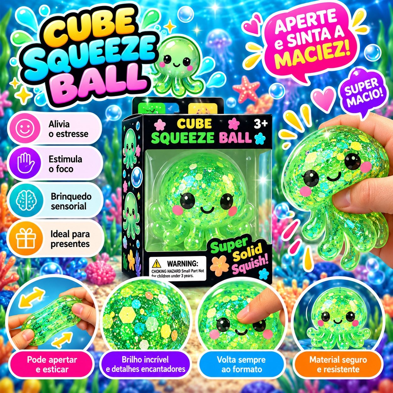 Polvo squish - verde — foto 1 de 1