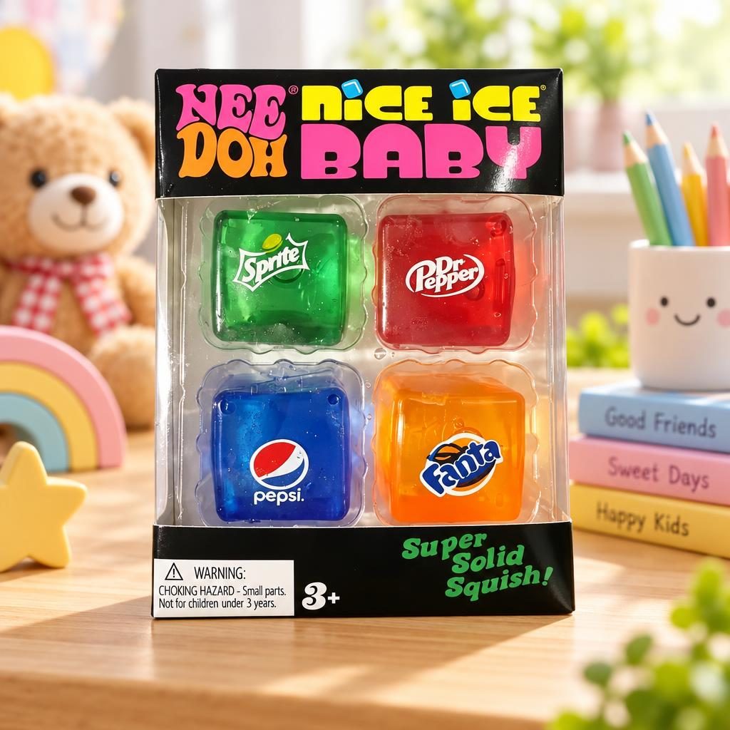 Squishy Nee Doh Cubos de Gelo Logos de Refri — foto 1 de 1